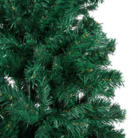 Set Albero di Natale Artificiale con LED e Palline Verde 150cm PVC