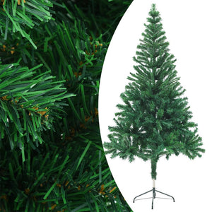 Albero di Natale Artificiale con LED e Palline 150 cm 380 Rami