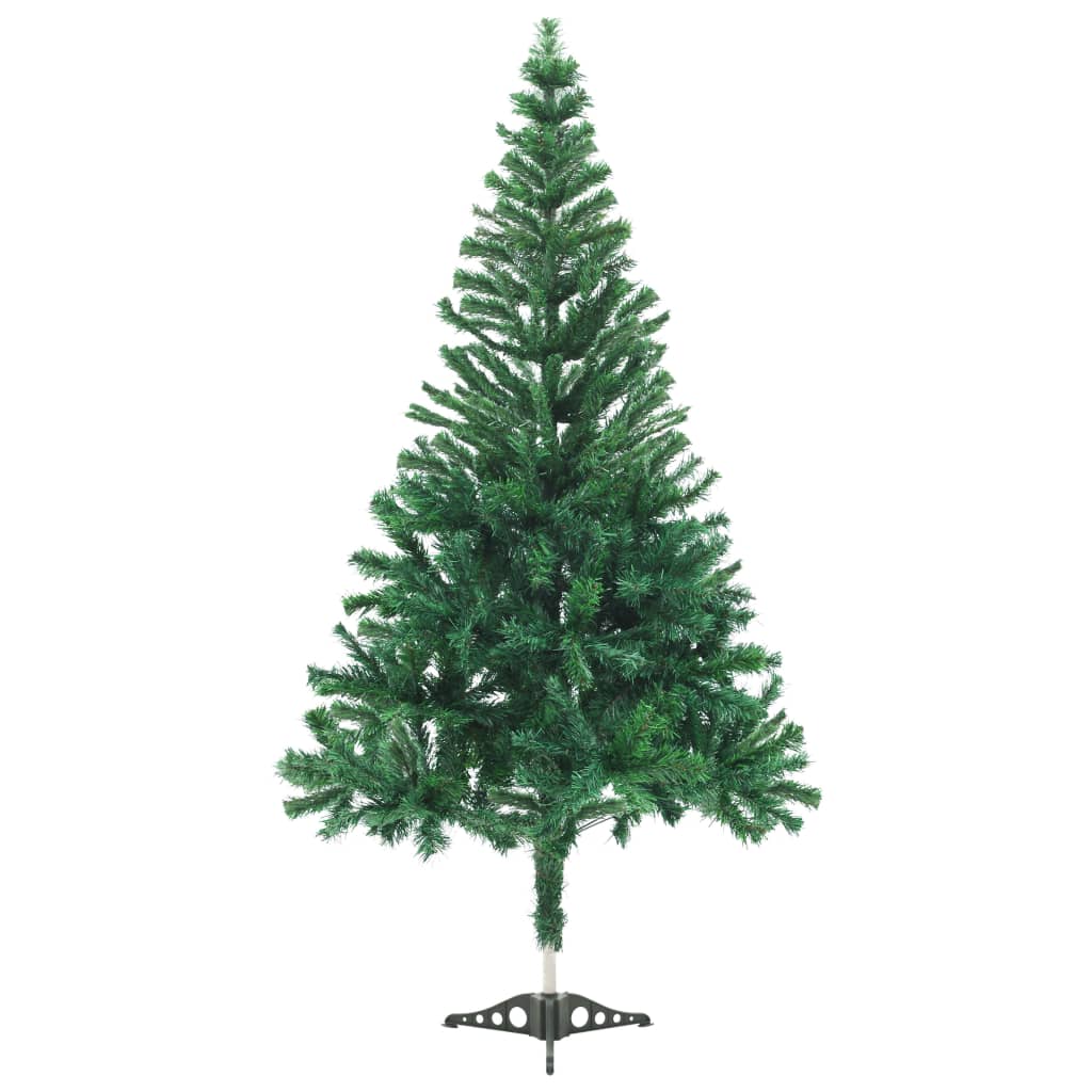 Set Albero di Natale Artificiale con LED e Palline 120 cm 230 Rami