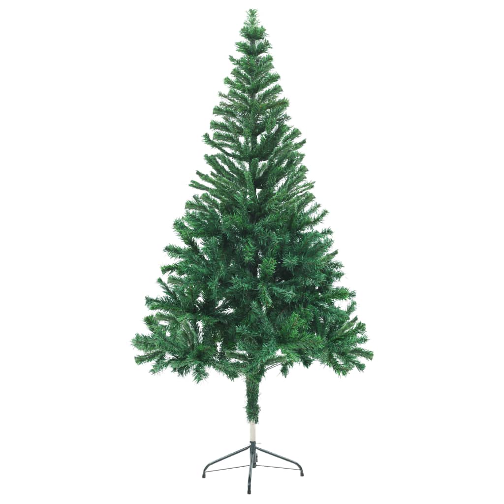 Albero di Natale Artificiale con LED e Palline 150 cm 380 Rami