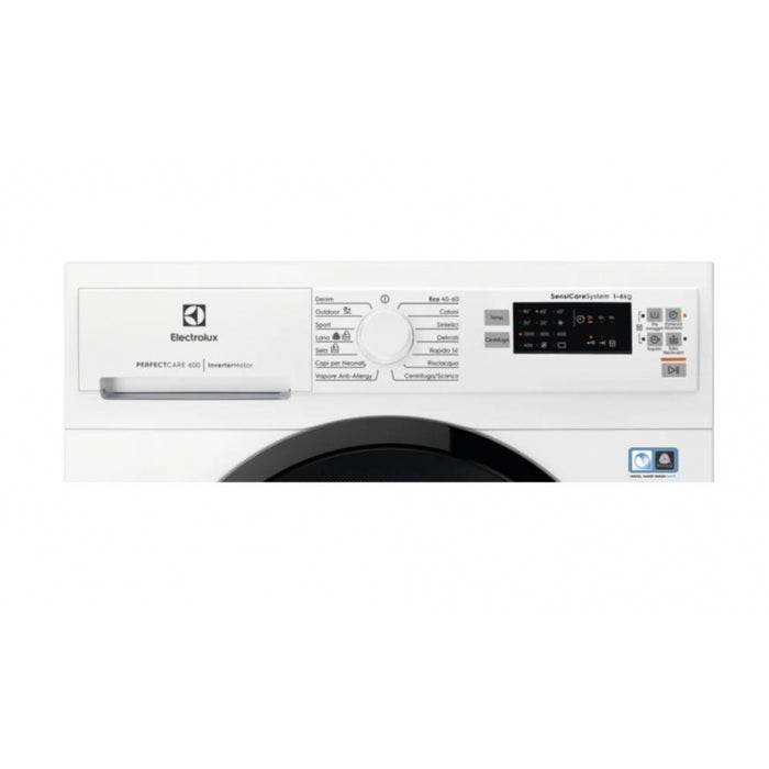 Lavatrice a Carica Frontale Electrolux 6 Kg Slim Serie 600 EW6S560I SensiCare Classe D (A84,3xP37,8xL59,5) 1000 Giri SensiCare Display LCD Con Touch Control