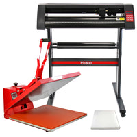 Plotter da Taglio Vinile & Pressa a Caldo per Magliette 50x50cm per Sublimazione