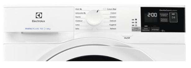 Asciugatrice a Pompa di Calore Electrolux 8 Kg EW7HW842 (LxPxA 59,6x63,8x85) Perfectcare 700 SensiCare System  EcoFlow Partenza Ritardata Classe A++