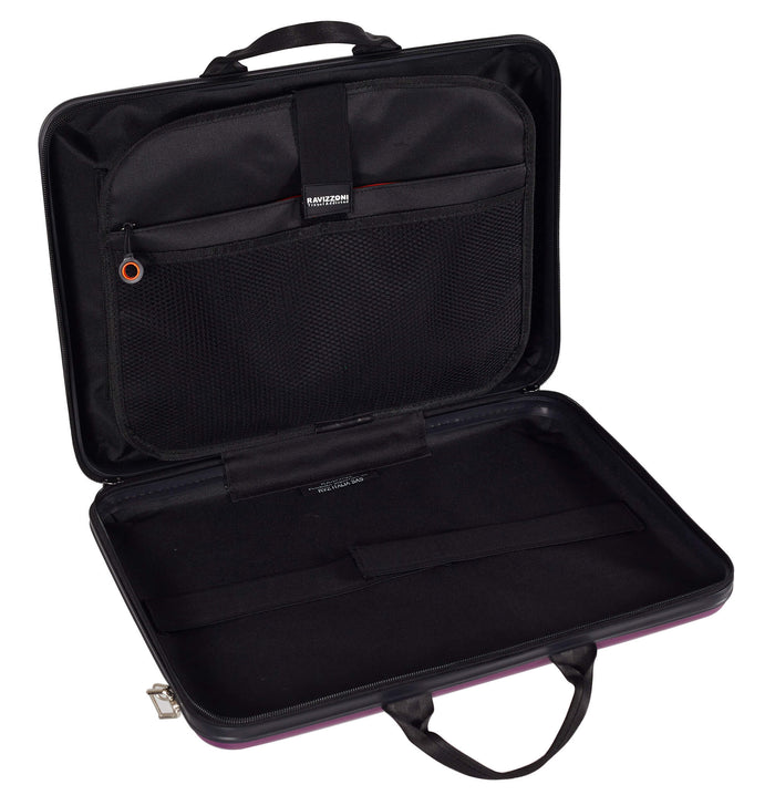 Borsa Porta PC 17” Rigida in ABS con Tracolla Ravizzoni Viola