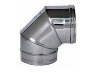 gomito a 90Â¦ inox aisi 304 per stufa Ã¯ cm. 20 cod:ferx.vit14587