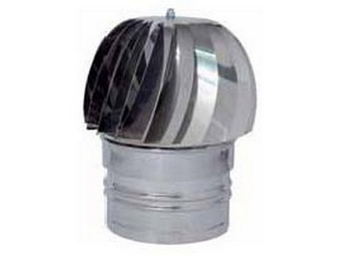 fumaiolo girevole globo inox tondo (attacco maschio) Ã¯ cm.10 vit14509