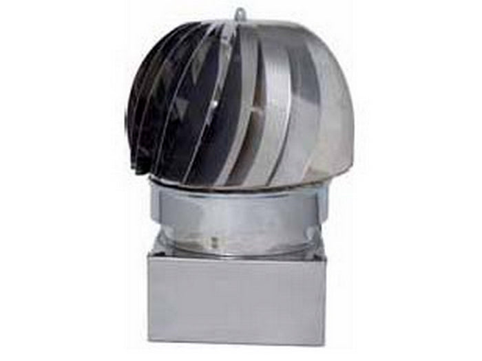 fumaiolo girevole globo inox quadrato cm. 40x40 vit41311