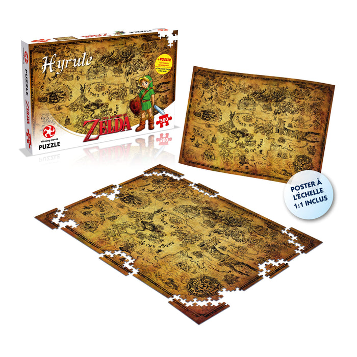 Puzzle edizione The Legend Of Zelda - Hyrule Field 500 pezzi Nintendo: Winning Moves