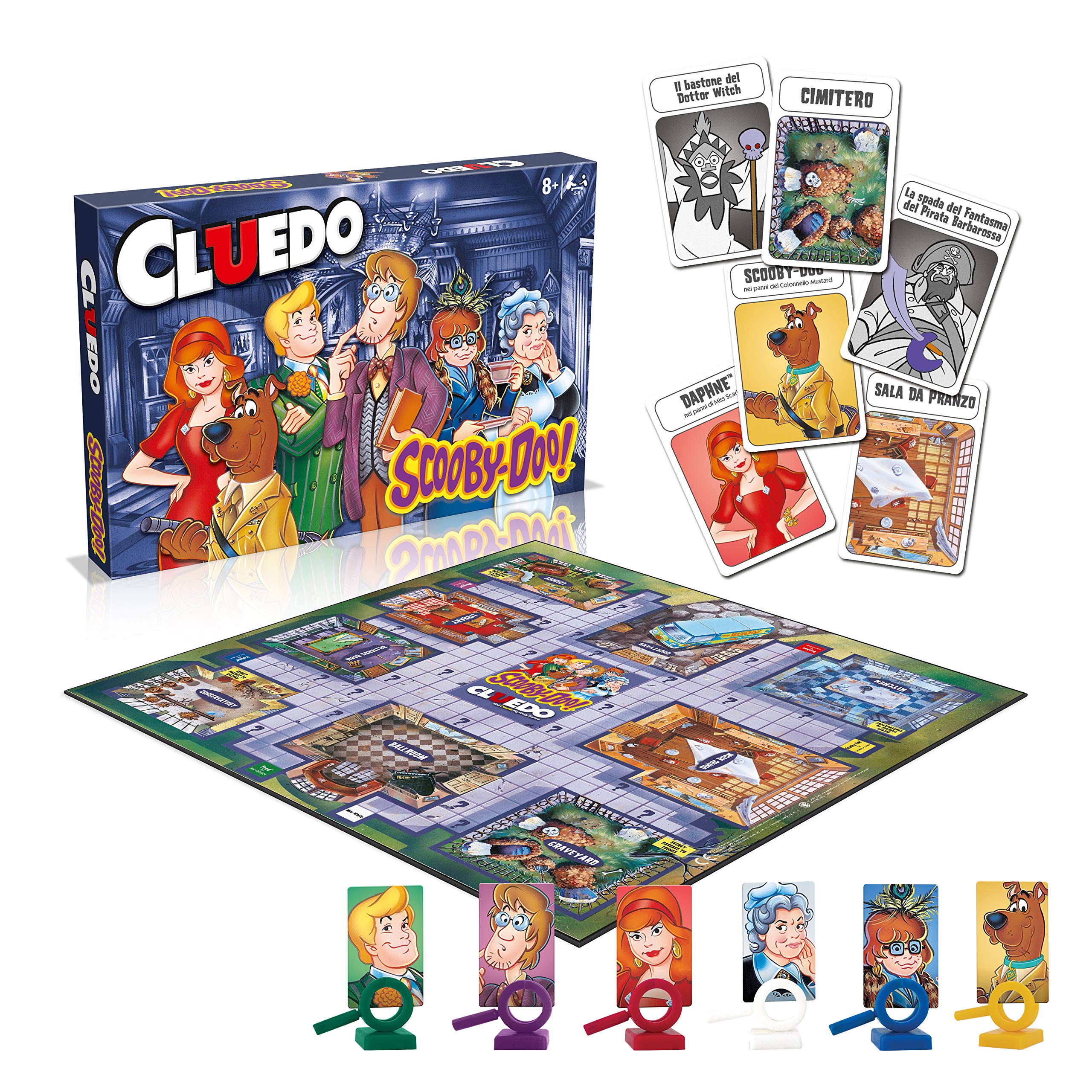 Gioco in scatola Cluedo edizione Scooby Doo