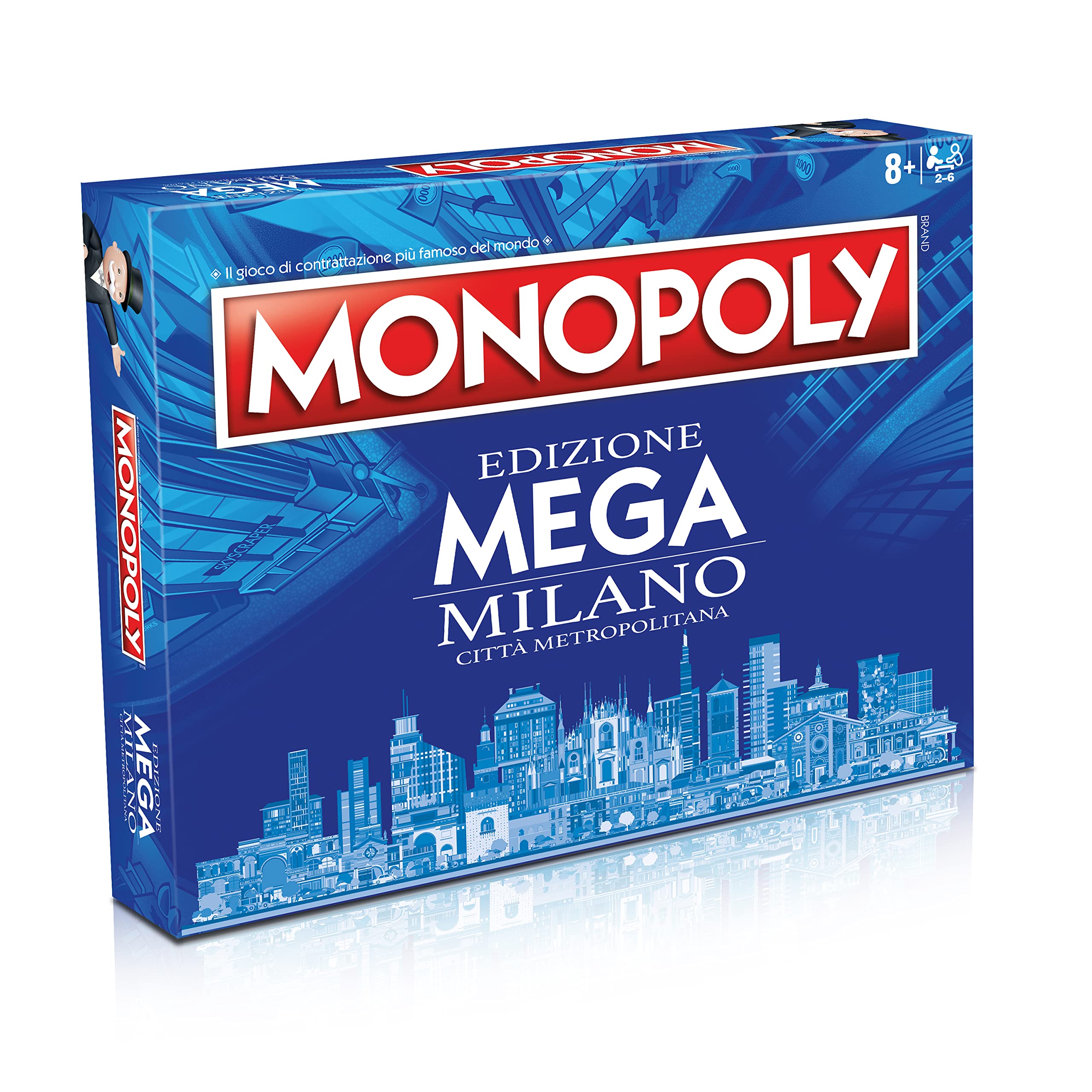 Gioco in scatola Monopoly Edizione Mega Milano Citta' Metropolitana