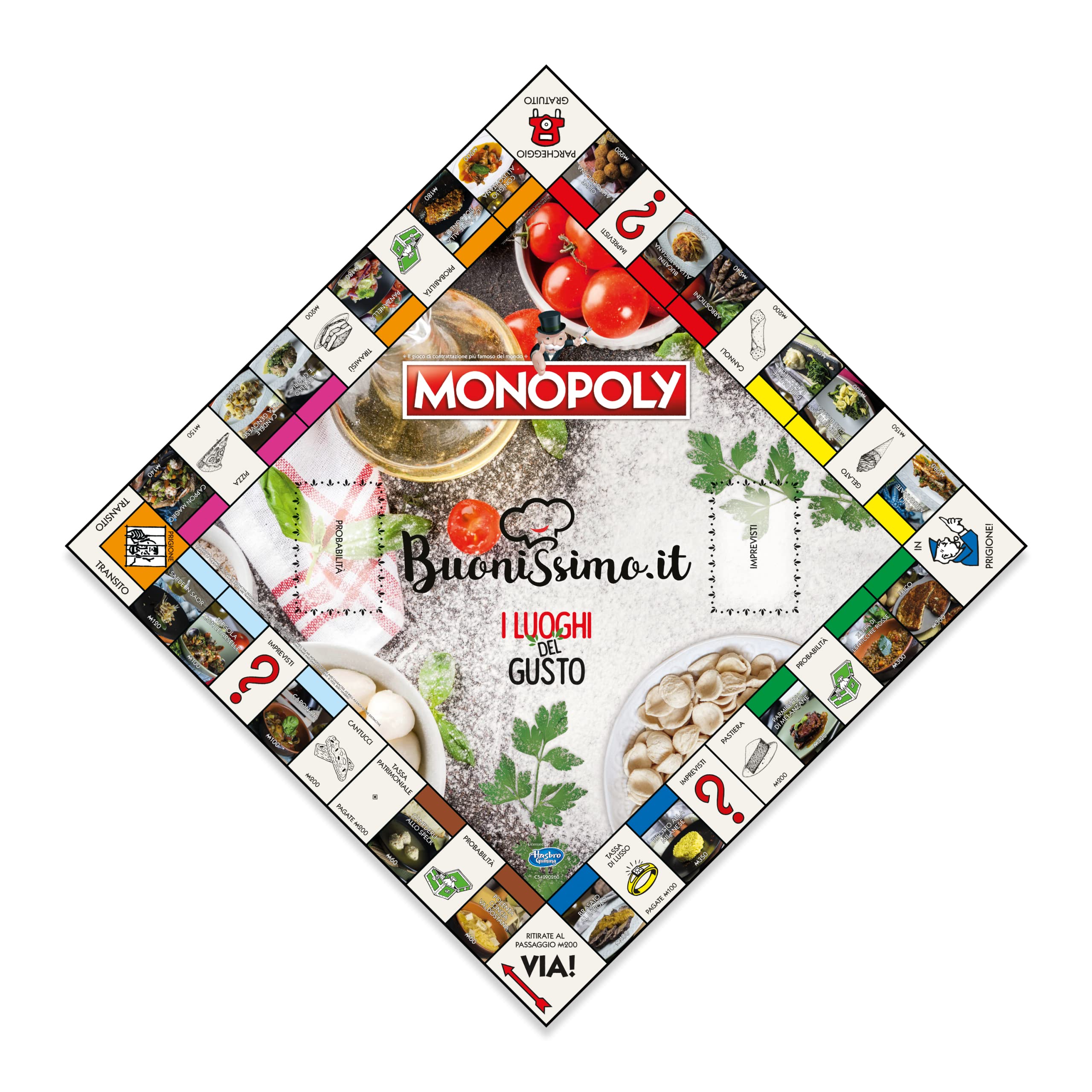 Gioco in scatola Monopoly edizione LUOGHI DEL GUSTO