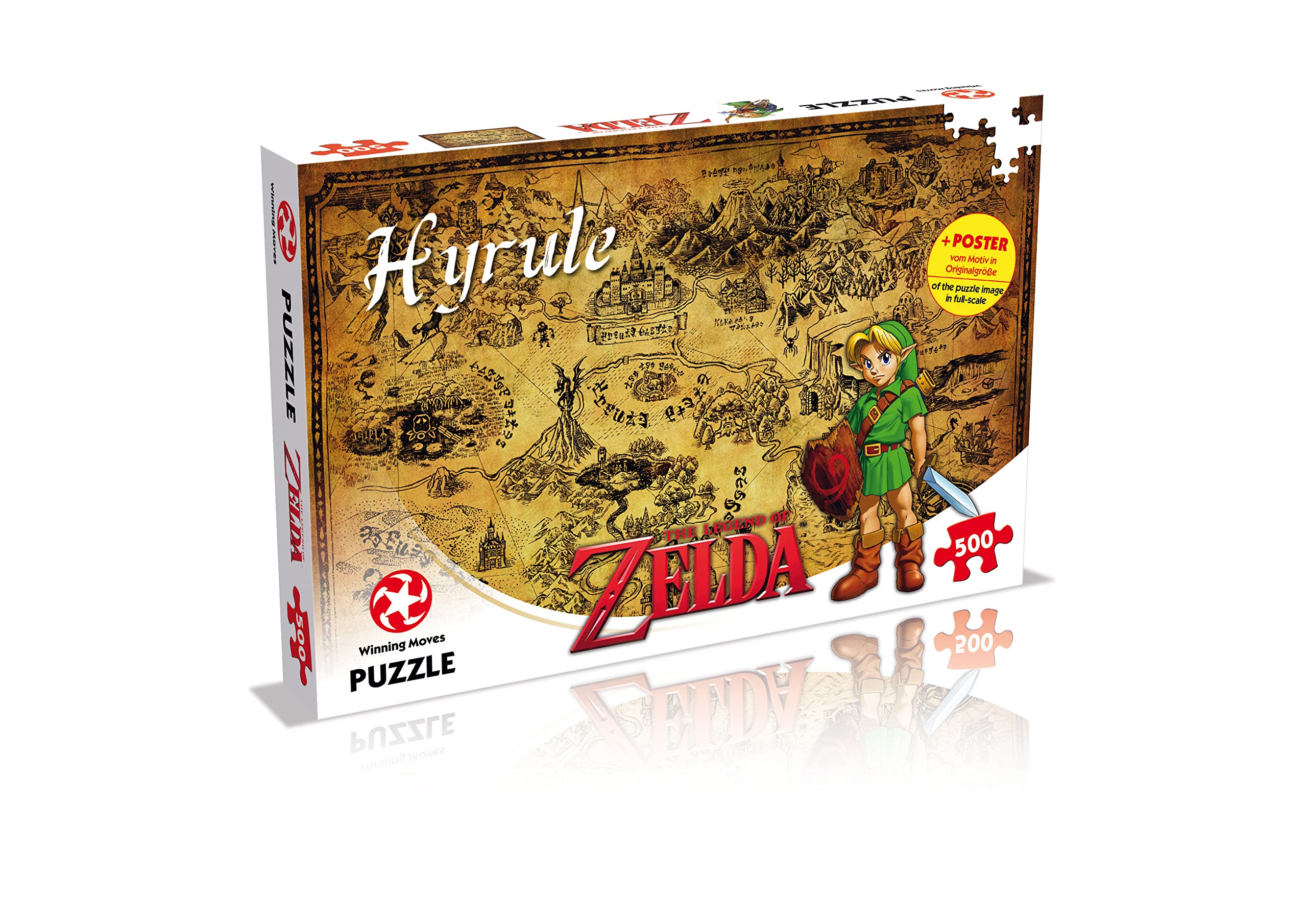 Puzzle edizione The Legend Of Zelda - Hyrule Field 500 pezzi Nintendo: Winning Moves