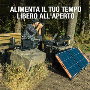 Centrale elettrica portatile Jackery Explorer 1000, batteria al litio mobile solare da 1002Wh, per campeggio