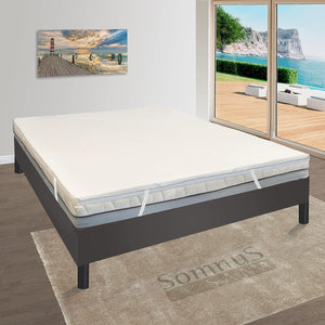 Topper Correttore Materasso matrimoniale king Memory 170x200 H7 Ortopedico Rigidità  media Sottovuoto Oeko-Tex