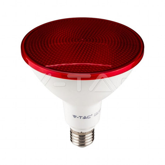 Lampadina led a buldo 17W PAR38 E27 da esterno IP65 colore ROSSO