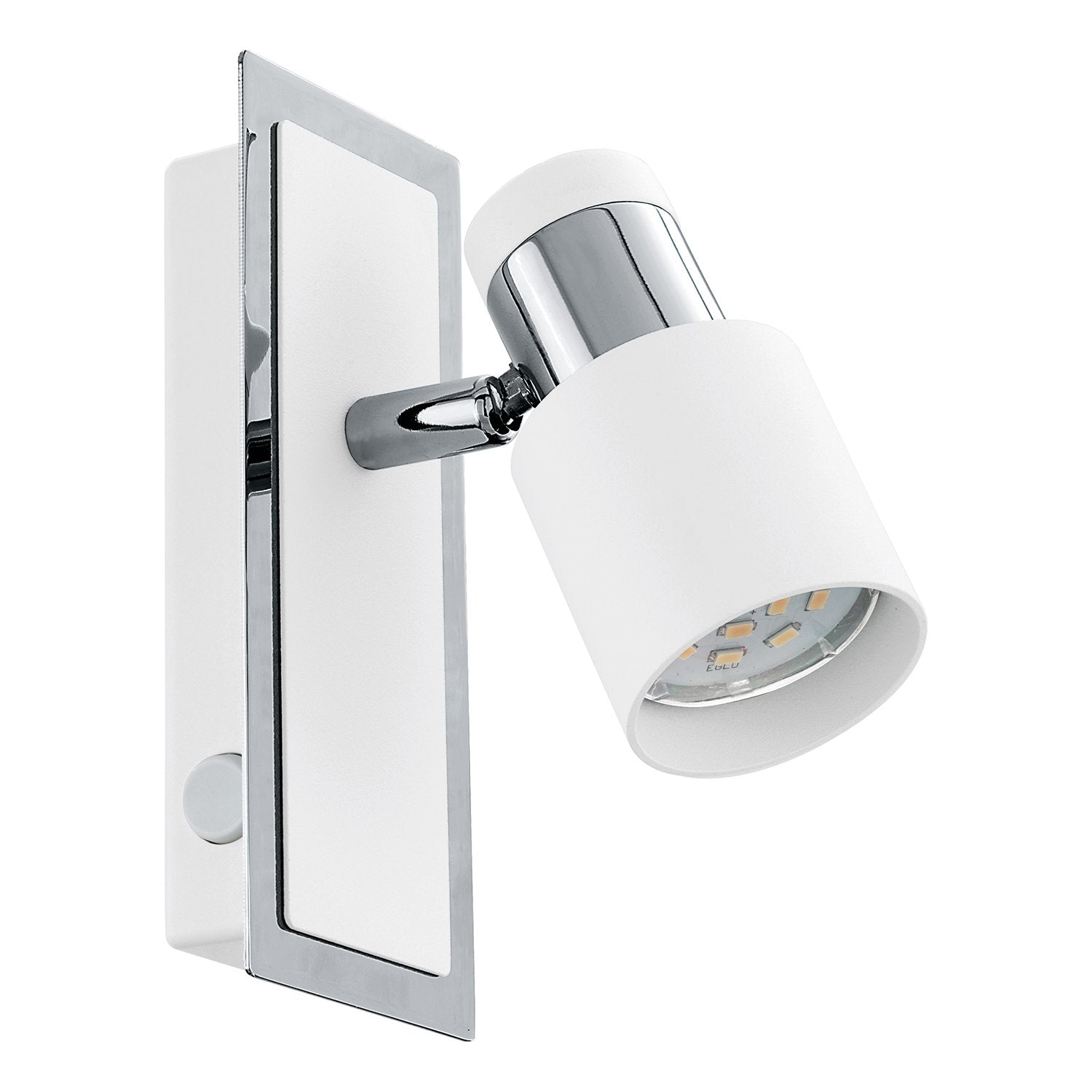 Spot Moderno Davida In Acciaio Cromo 1 Luce Gu10 4,6W Ip20