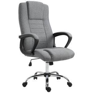 EasyComfort Sedia da Ufficio Presidenziale Ergonomica Basculante e Imbottita con Altezza e Inclinazione Regolabile, 62 x 76 x 110-119cm