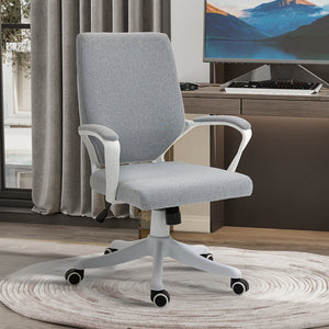 EASYCOMFORT  Sedia da Ufficio Ergonomica con Altezza Regolabile e Funzione Dondolo - Grigio