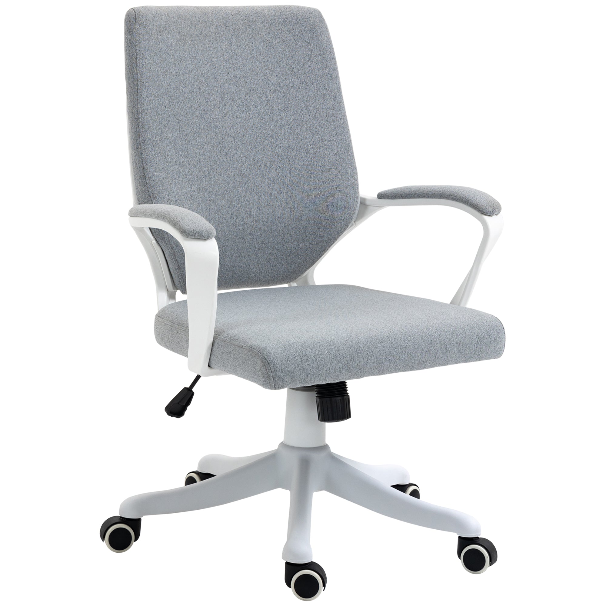 EASYCOMFORT  Sedia da Ufficio Ergonomica con Altezza Regolabile e Funzione Dondolo - Grigio