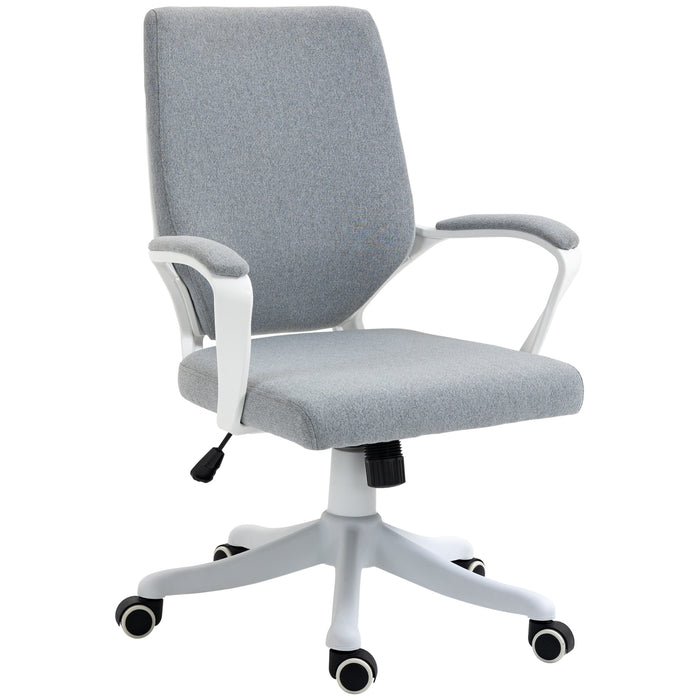 EASYCOMFORT  Sedia da Ufficio Ergonomica con Altezza Regolabile e Funzione Dondolo - Grigio