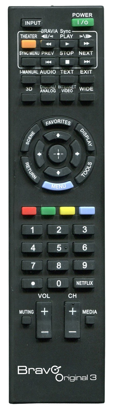 telecomando tv bravo original3 sony 92502