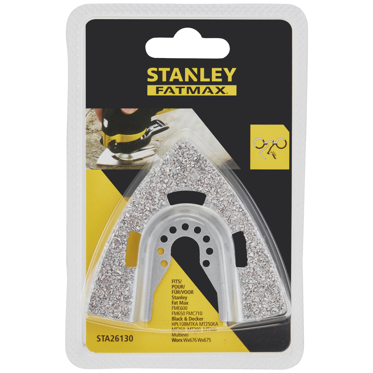 PIRANHA/STANLEY STA26130 (X26130) RASPA DI LEVIG.CARBURO X MT300 STANLEY PZ 1,0