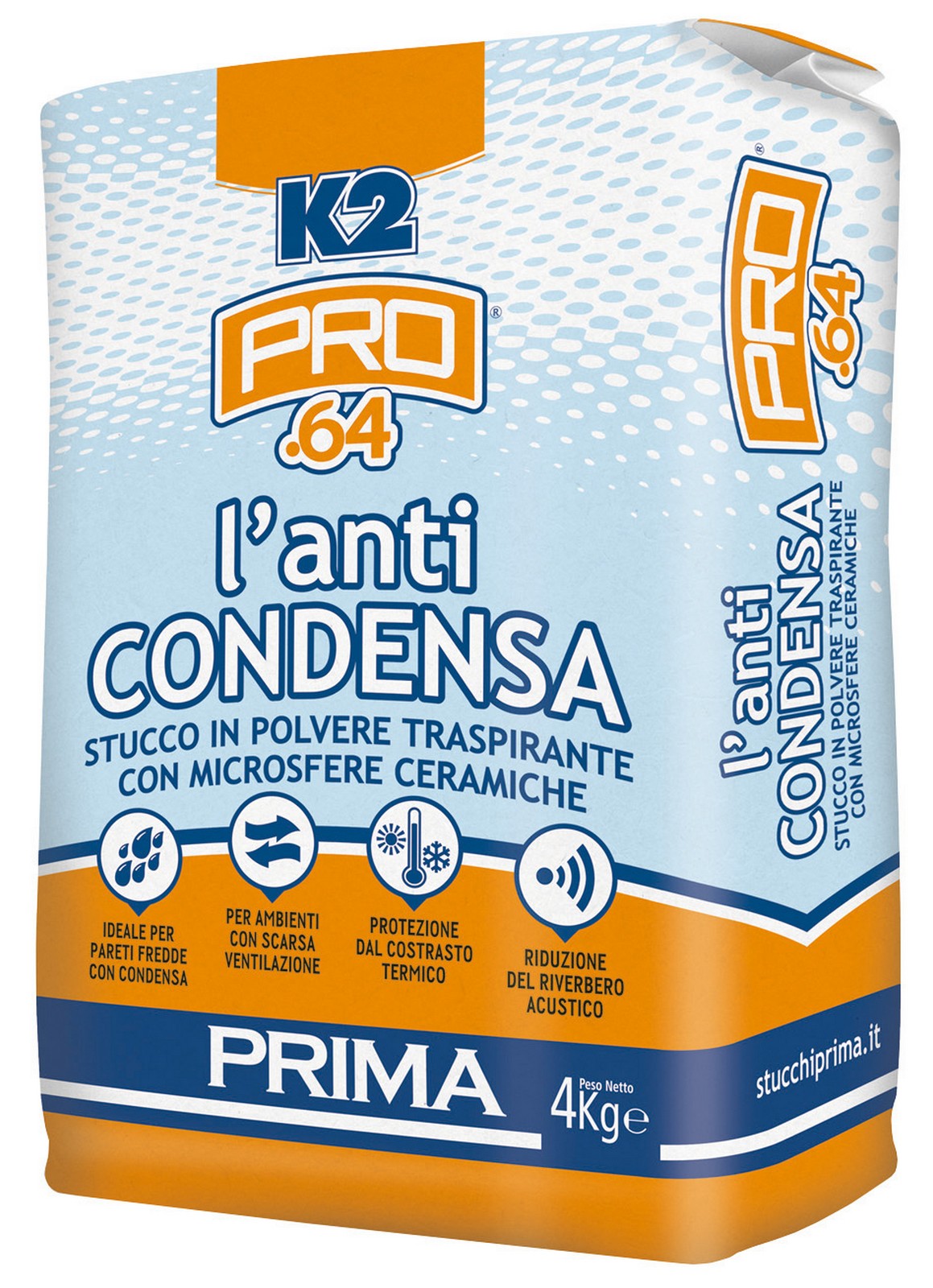 4pz stucco anticondensa in polvere k2 da kg 4 92983