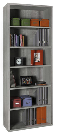 pratico libreria 35,7x81,6xh217 cm cemento 93067