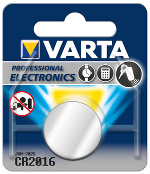 10pz varta batteria a bottone cr2016 bl.1pz cod:ferx.93488