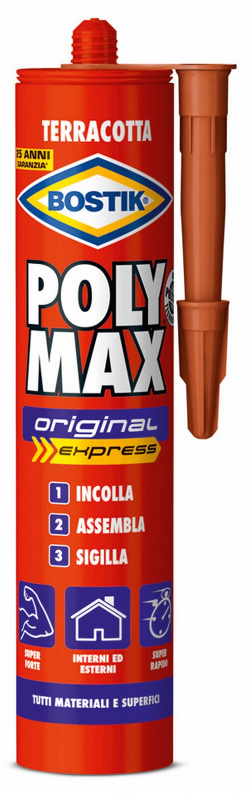 bostik polymax terracotta cartuccia gr.425 cod:ferx.93785