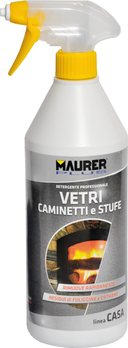 Detergente stufe caminetti vetri 750ml maurer plus