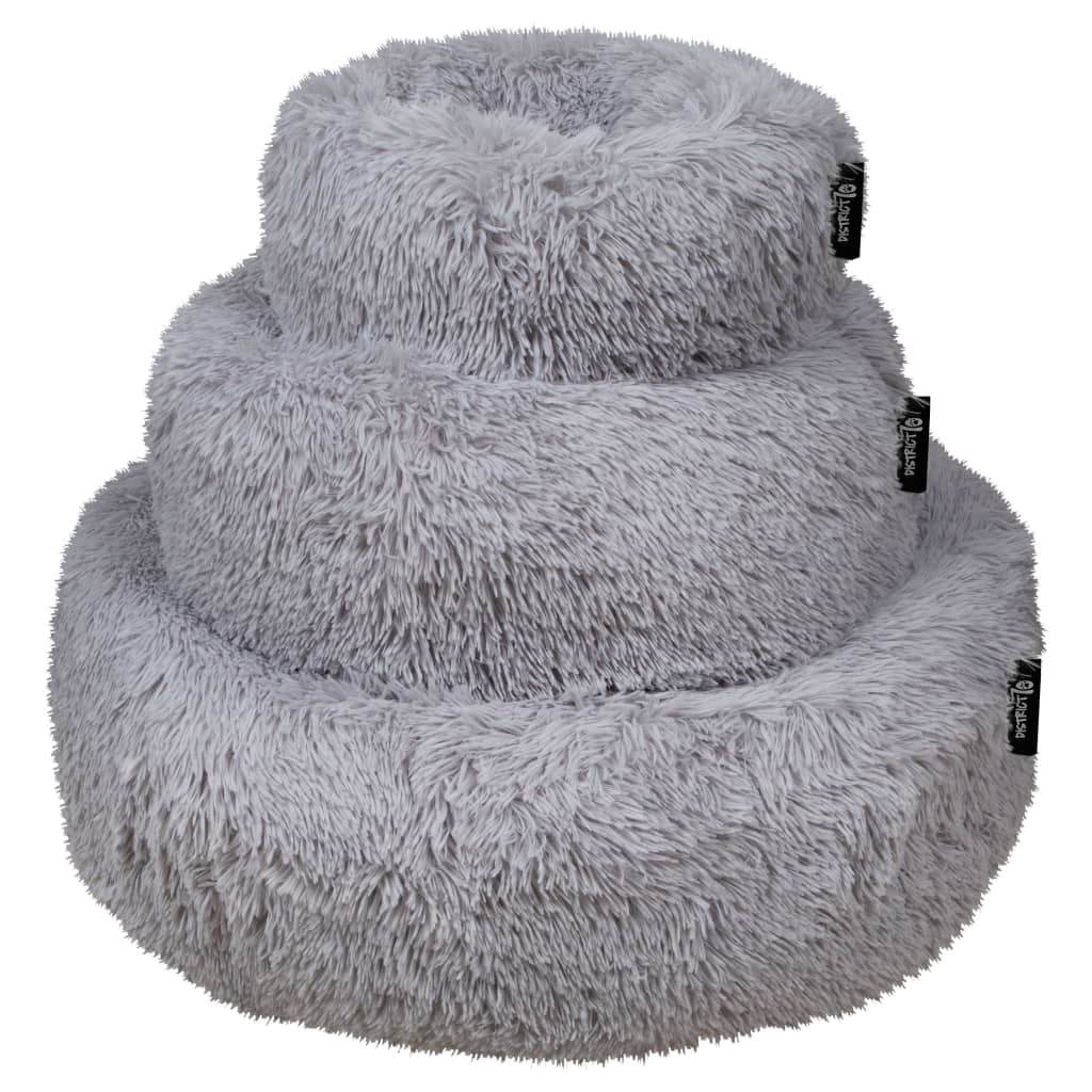 DISTRICT70 Cuccia per Animali FUZZ Grigio Chiaro L