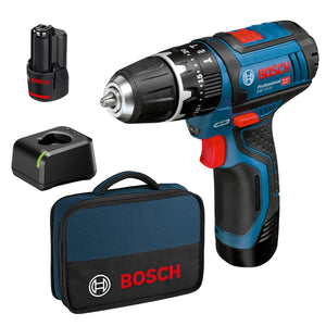 Bosch-B 12V Trapano Gsb12 V-15 Con 2 Batteria 2,0Ah