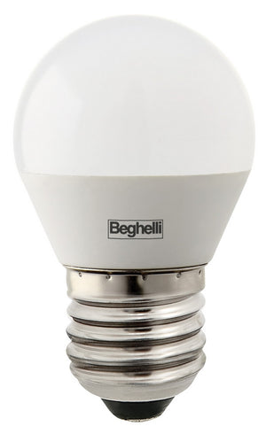 10pz beghelli lampadina a led forma sfera e27 w 5 fredda 6500k 94776