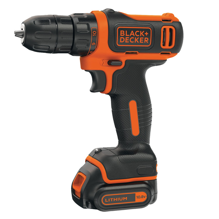 TRAPANO B+D 10,8V-1,5Ah LITIO MOD.BDCDD12 Black+Decker PZ 1,0