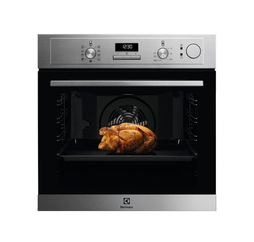 Forno Elettrico ad Incasso Electrolux EOC3S40X Acciaio Inox 72 Litri 60 Cm Vapore Riscaldamento Rapido AquaClean Classe A