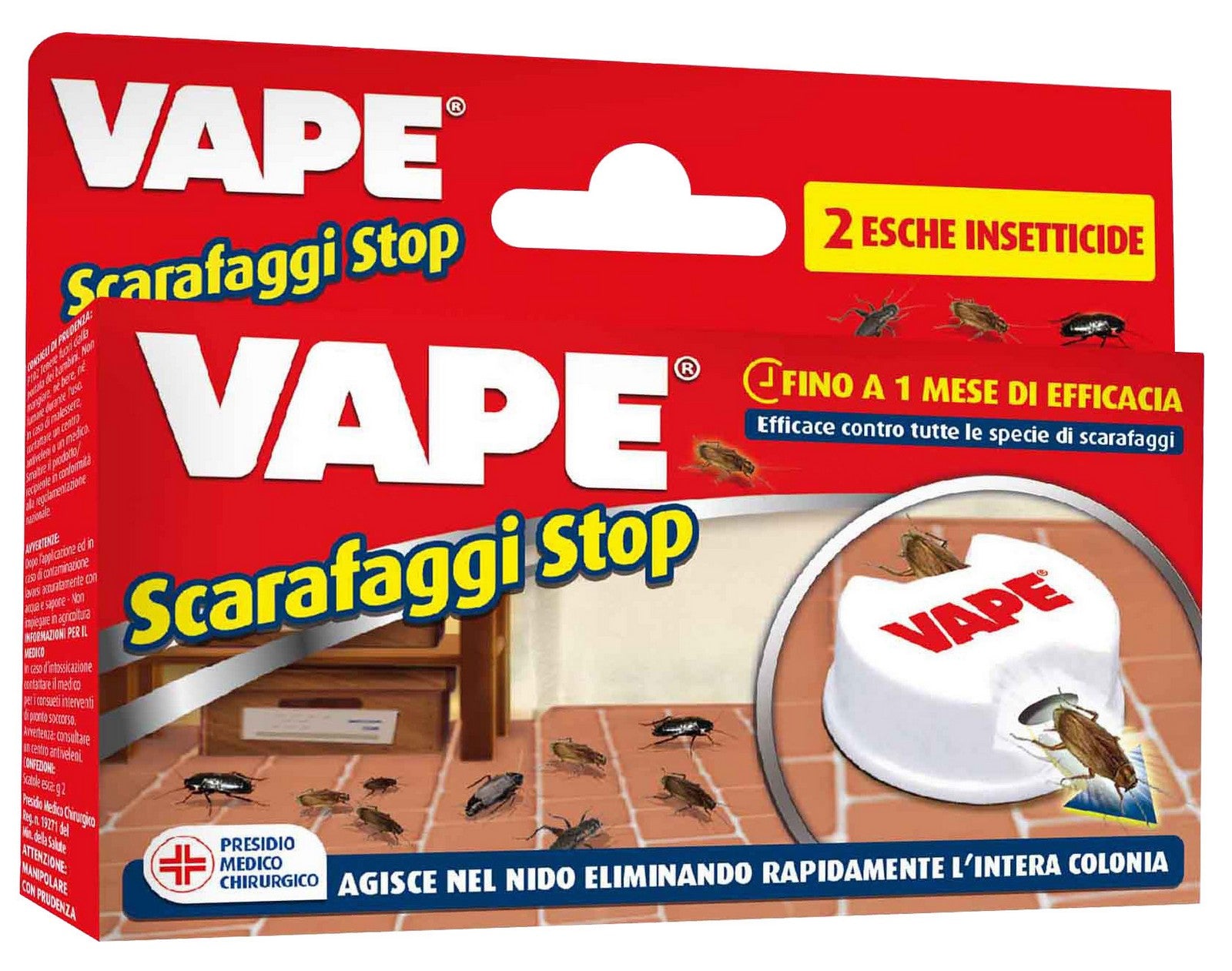 12pz vape esca scarafaggi stop 2 pz 95433