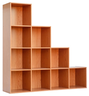 libreria cubo 10 121x29,5xh121 cm ciliegio cod:ferx.95620