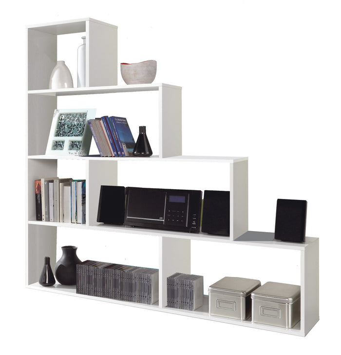 kit libreria klum 145x29xh145 cm bianco cod:ferx.95684