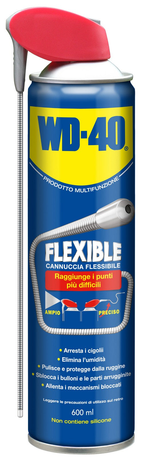 6pz sbloccante lubrificante wd40 ml 600 flexible cod:ferx.95702