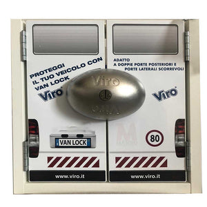 VIRO VAN LOCK 4222.4222 COPPIA LUCCHETTI per FURGONI CAMION antifurto Fissaggio