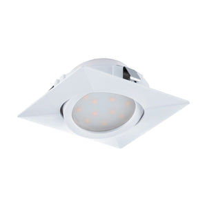 Faretto Ad Incasso Contemporaneo Pineda Policarbonato Bianco 3 Led 4,9W