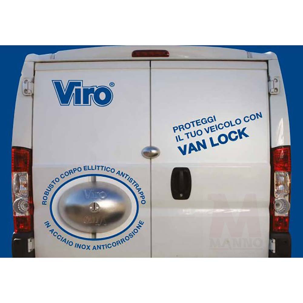 VIRO VAN LOCK 4222.4222 COPPIA LUCCHETTI per FURGONI CAMION antifurto Fissaggio