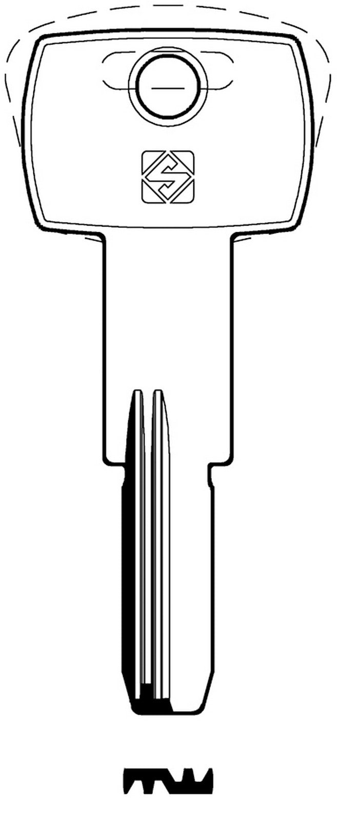 5pz chiavi silca punzonate ibf3r olc gr 6/2 95872