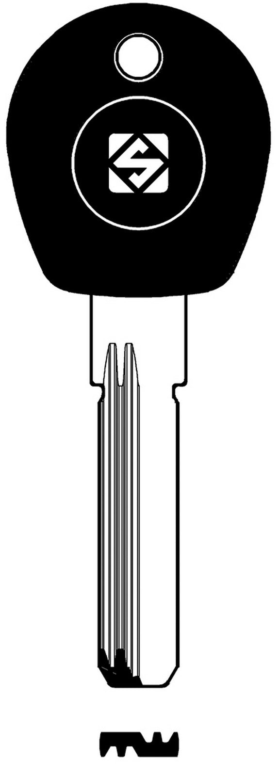 5pz chiavi silca punzonate mo1rp olc gr 6/3 95876