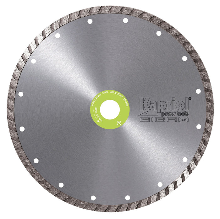 Kapriol Disco Diamantato Corona Continua Mm 115 Granito Marmo Cemento Arma