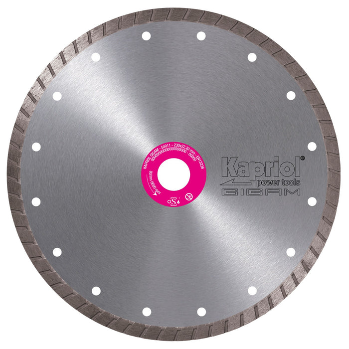 Kapriol Disco Diamantato Corona Continua Mm 230 Turbo