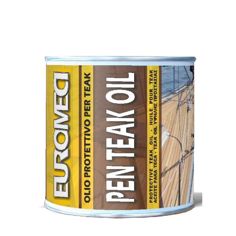 Euromeci pen teak oil olio protettivo per teak confezione da 750 ml