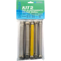 KIT RACC.INOX FLESS. 1/2 X CALDAIA MOD. KIT2  PZ 1 