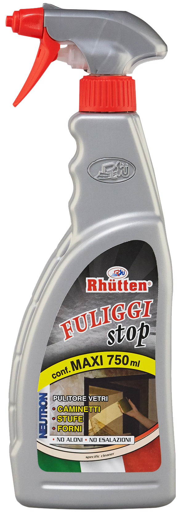 RHUTTEN PULITORE VETRI FULIGGI STOP ML.750  PZ 12,0